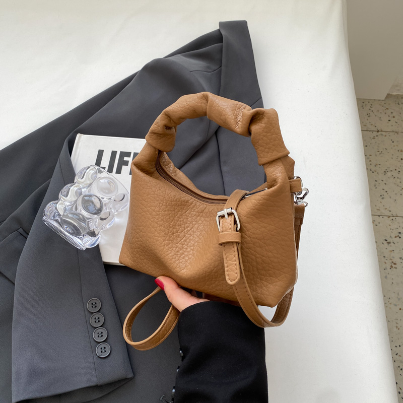 Trendy Wrinkled Handbag for Women - 2025 Versatile Shoulder Crossbody Bag with Niche Design - Chic Small Purse Trendy Wrinkled Handbag for Women - 2025 Versatile Shoulder Crossbody Bag with Niche Design - Chic Small Purse