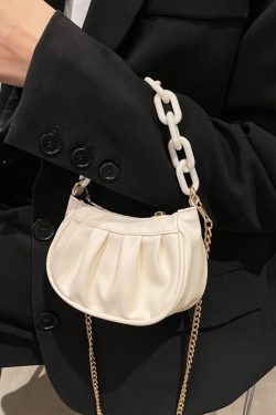 Trendy Wrinkled Handbag for Women - Summer 2025 Mini Square Crossbody Bag, High-End Niche Fashion Shoulder Bag