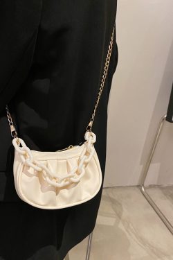 Trendy Wrinkled Handbag for Women - Summer 2025 Mini Square Crossbody Bag, High-End Niche Fashion Shoulder Bag