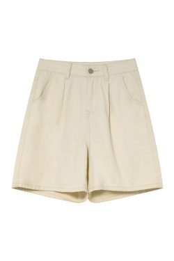 Two-Color Letter Embroidery Shorts for Women - Loose Slim Fit Summer Casual Pants 2025, Y2K Style