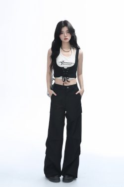 Two-Piece Halter Crop Top for Women with Unique Patchwork Design - Spicy Girl Style, Perfect for 90s and Y2K Fashion Lovers