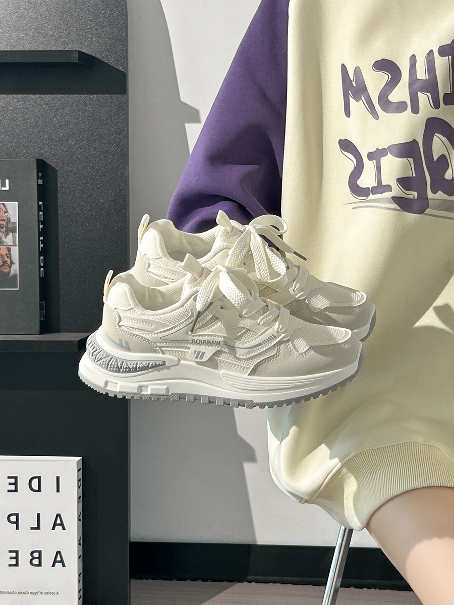 Ultra-Lightweight Mesh Casual Sports Shoes for Women - 2025 Soft Sole Macaroon Color Dad Sneakers Ultra-Lightweight Mesh Casual Sports Shoes for Women - 2025 Soft Sole Macaroon Color Dad Sneakers