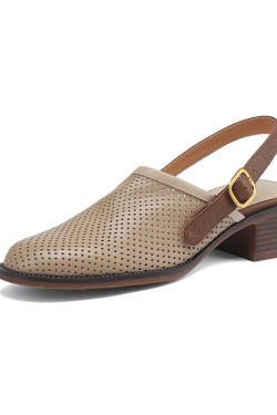 Ultra-Soft Lambskin Hollow-Out Toe Women's Sandals - Vintage-Inspired Design for Chic Summer Style