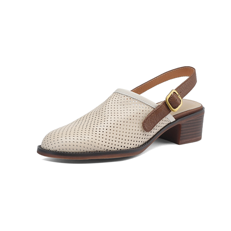 Ultra-Soft Lambskin Hollow-Out Toe Women's Sandals - Vintage-Inspired Design for Chic Summer Style Ultra-Soft Lambskin Hollow-Out Toe Women's Sandals - Vintage-Inspired Design for Chic Summer Style