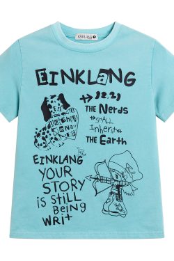 Unique Fun Print Short Sleeve T-Shirt for Women, Summer Slim Fit Casual Top, 90s Inspired Fashion, Trendy Summer Wear