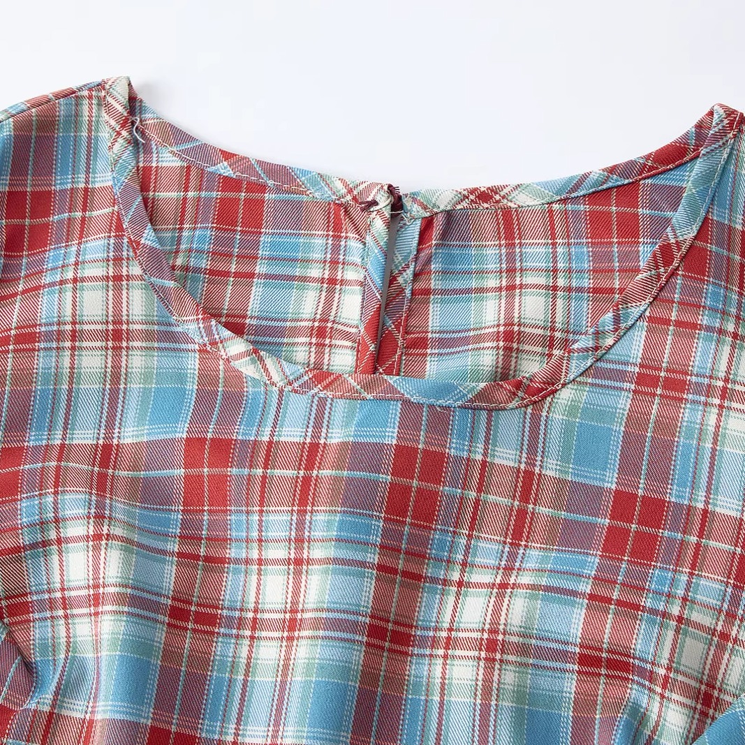 Unique Red Plaid Vest for Women - Sleeveless Summer Top with Ribbon Design, Stylish and Chic Fashion Essential Unique Red Plaid Vest for Women - Sleeveless Summer Top with Ribbon Design, Stylish and Chic Fashion Essential