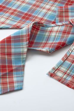 Unique Red Plaid Vest for Women - Sleeveless Summer Top with Ribbon Design, Stylish and Chic Fashion Essential