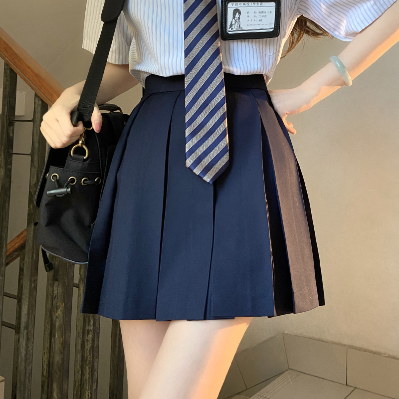 Unique Women's Short Sleeve Pocket Waist JK Shirt in White and Blue - Foldable Design, Casual Style, Perfect for Everyday Wear Unique Women's Short Sleeve Pocket Waist JK Shirt in White and Blue - Foldable Design, Casual Style, Perfect for Everyday Wear