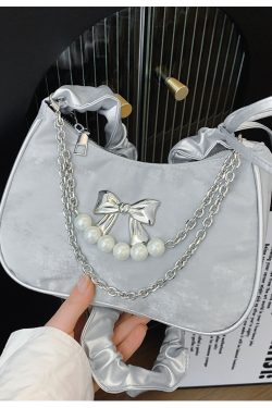 Unique Wrinkled Design Women's Crossbody Bag - Versatile Underarm Shoulder Bag for Spring Summer 2025 Fashion