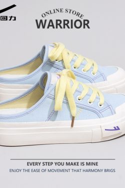 Unisex Classic Warrior Canvas Sneakers - Lightweight Breathable Sports Shoes for Summer 2025