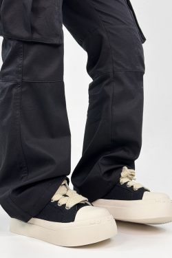 Unisex High Street Thick-Soled Canvas Shoes - Breathable Black & White Platform Sneakers for Height Increase - Versatile Big-Toe Sports Wedges