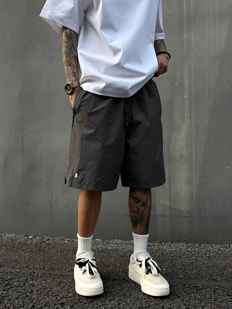 Unisex Lightweight Breathable Embroidered Cargo Shorts - Quick-Dry Loose Casual Beach Pants for Summer Adventures Unisex Lightweight Breathable Embroidered Cargo Shorts - Quick-Dry Loose Casual Beach Pants for Summer Adventures