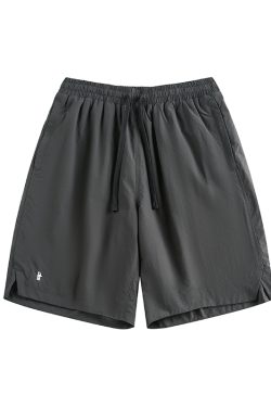 Unisex Lightweight Breathable Embroidered Cargo Shorts - Quick-Dry Loose Casual Beach Pants for Summer Adventures