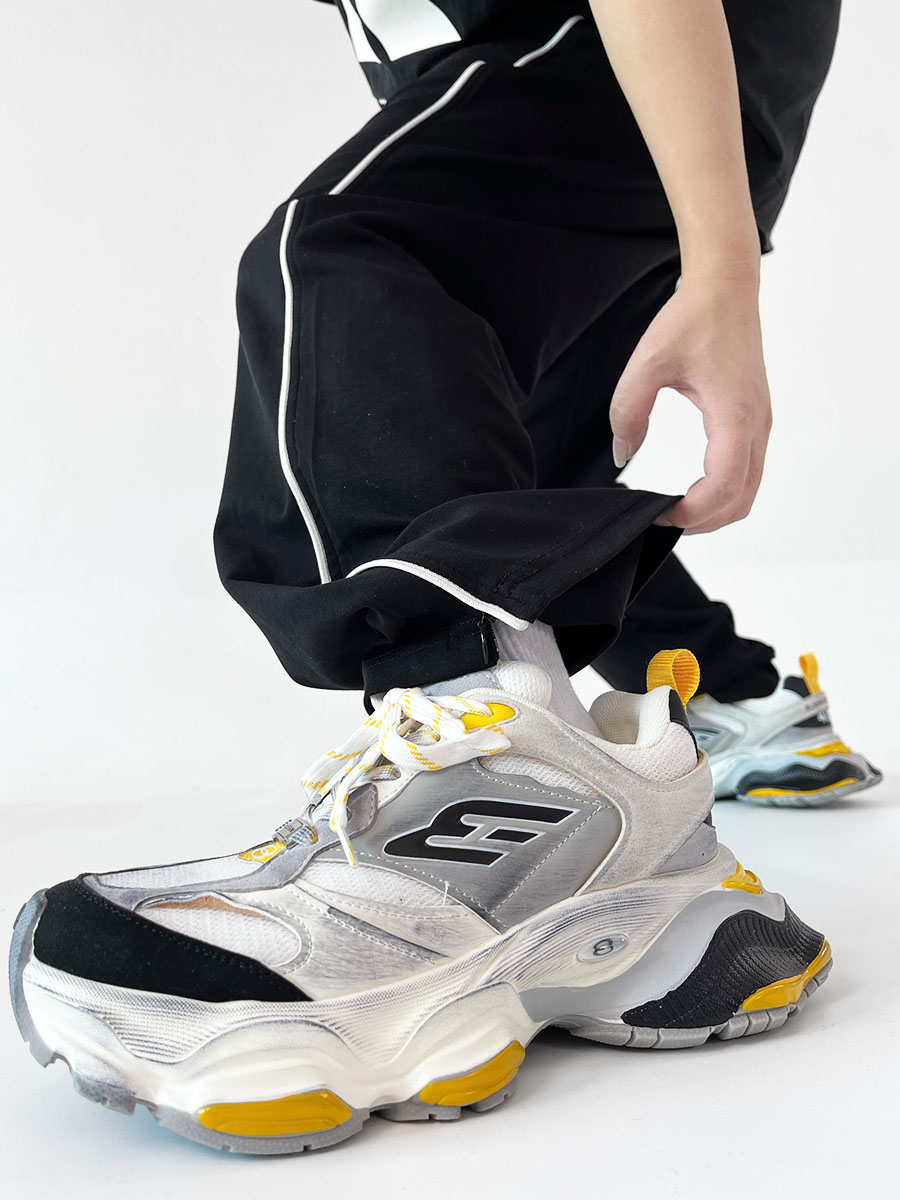 Unisex Paris Cargo Dad Shoes 5XL Thick-Soled Height-Increasing Vintage Streetwear Trendy Sports Footwear for Couples Unisex Paris Cargo Dad Shoes 5XL Thick-Soled Height-Increasing Vintage Streetwear Trendy Sports Footwear for Couples