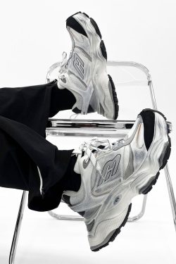 Unisex Paris Cargo Dad Shoes 5XL Thick-Soled Height-Increasing Vintage Streetwear Trendy Sports Footwear for Couples