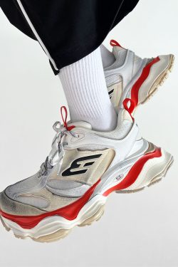 Unisex Paris Cargo Dad Shoes 5XL Thick-Soled Height-Increasing Vintage Streetwear Trendy Sports Footwear for Couples