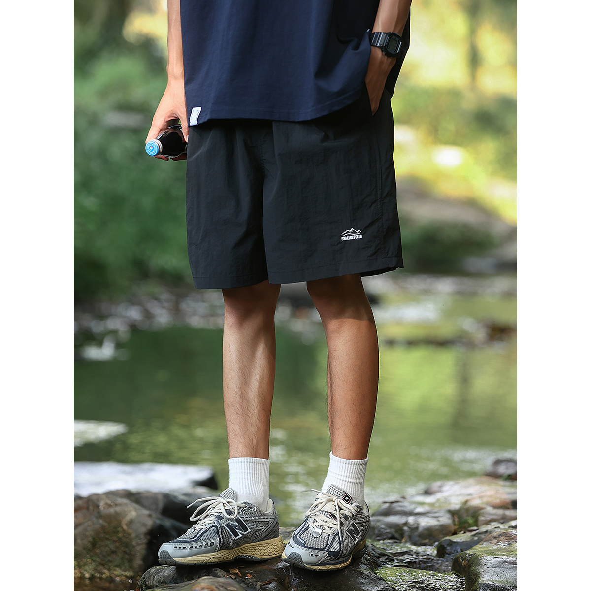 Unisex Quick-Dry Solid Color Sports Shorts - Lightweight Breathable Casual Beach Five-Point Pants for Summer Outdoor Activities Unisex Quick-Dry Solid Color Sports Shorts - Lightweight Breathable Casual Beach Five-Point Pants for Summer Outdoor Activities