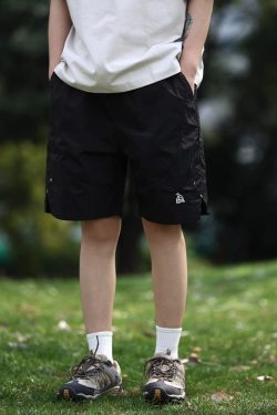 Unisex Quick-Dry Sports Shorts for Summer, Lightweight Breathable Loose Casual Straight-Cut Beach 5-Point Pants