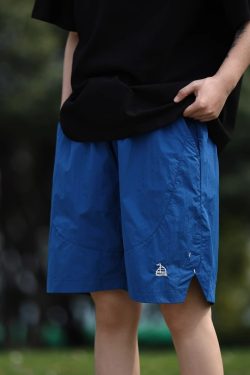 Unisex Quick-Dry Sports Shorts for Summer, Lightweight Breathable Loose Casual Straight-Cut Beach 5-Point Pants