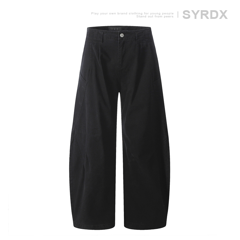 Unisex Retro American Work Pants with Big Pockets and Splicing Design - Casual Curved Knife Style for 90s Inspired Fashion Unisex Retro American Work Pants with Big Pockets and Splicing Design - Casual Curved Knife Style for 90s Inspired Fashion