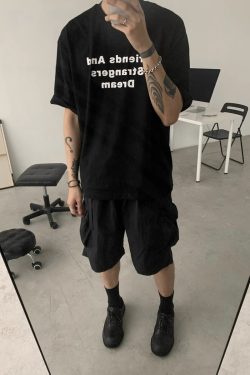 Unisex Retro Cargo Shorts - Japanese Style Summer Commuting Loose Straight Five-Point Pants for Outdoor Trend