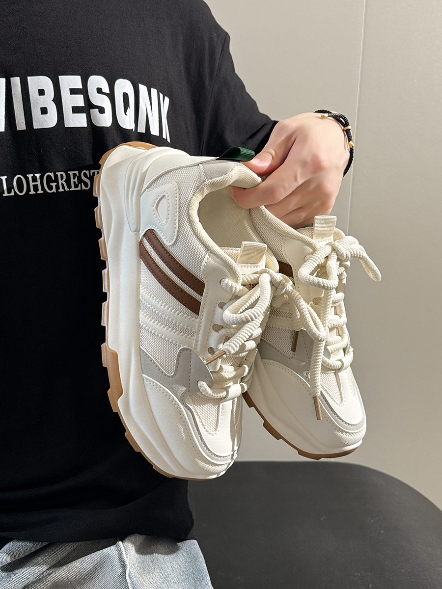 Unisex Retro Dad Shoes - Breathable Mesh Summer Sneakers for Couples - Versatile Soft-Soled White Footwear Unisex Retro Dad Shoes - Breathable Mesh Summer Sneakers for Couples - Versatile Soft-Soled White Footwear