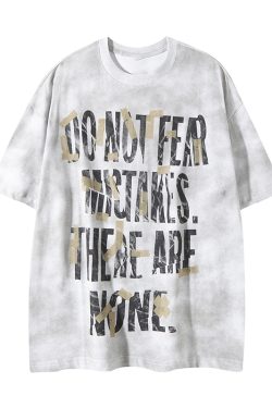 Unisex Retro Graffiti Letter Design Short-Sleeve T-Shirt - Summer Versatile Couple Tee, 90s American Street Style