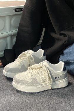 Unisex Retro Thick-Soled Sneakers - Breathable American Style Sports Shoes for Women - Versatile Spring and Autumn Footwear