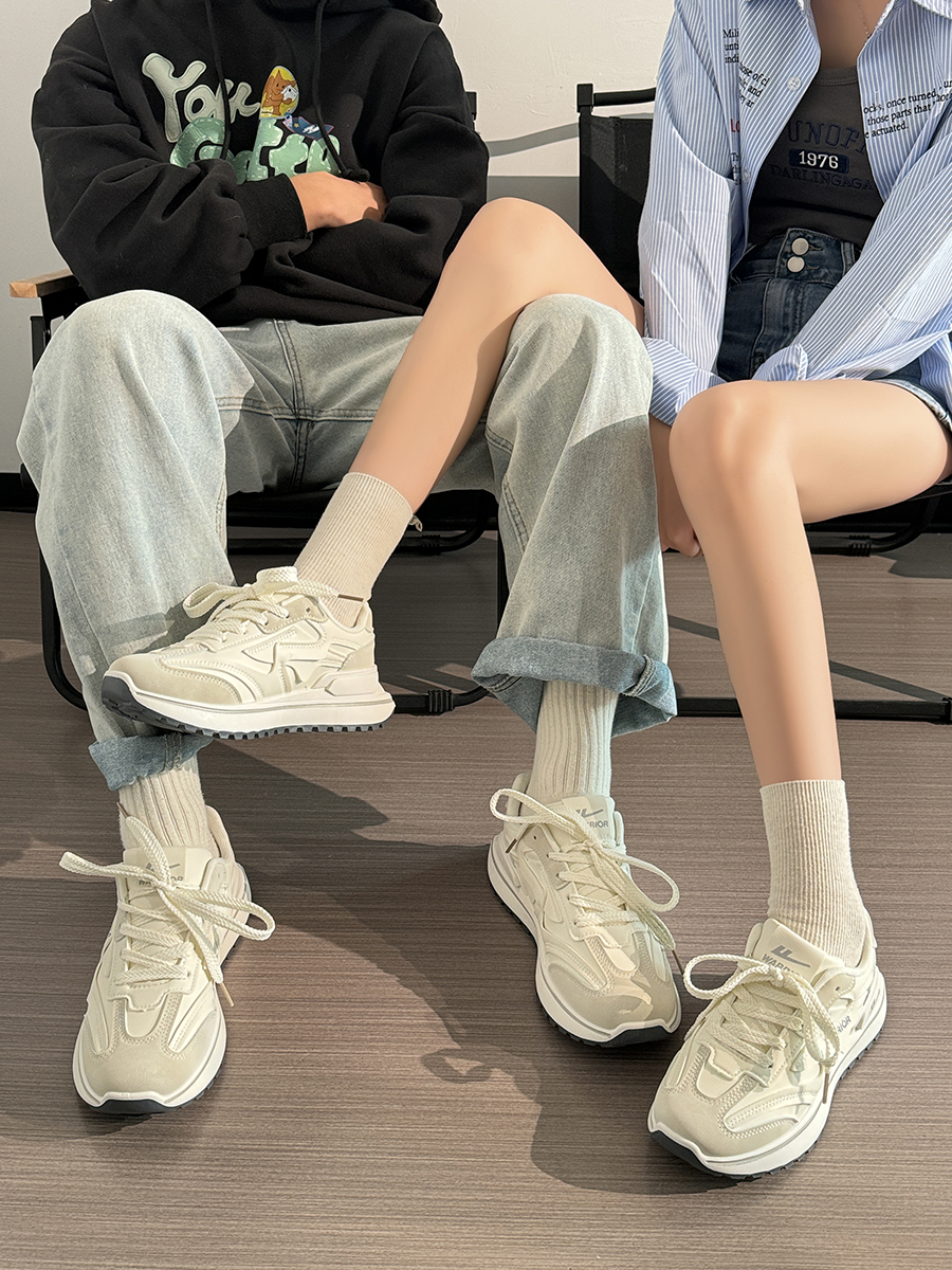 Unisex Summer Mesh Sneakers - Breathable Soft Sole White Sports Shoes, Versatile Dad Shoes for Casual and Active Wear Unisex Summer Mesh Sneakers - Breathable Soft Sole White Sports Shoes, Versatile Dad Shoes for Casual and Active Wear