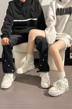 Unisex Summer Mesh Sports Shoes - Breathable Versatile Thick-Soled Casual Sneakers for Women and Men