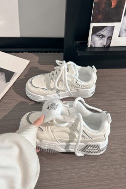 Unisex Summer Mesh Sports Shoes - Breathable Versatile Thick-Soled Casual Sneakers for Women and Men