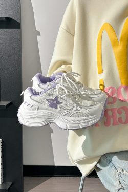 Unisex Thick-Soled Dad Shoes - 2025 Summer Mesh Breathable Casual Footwear for Versatile Style