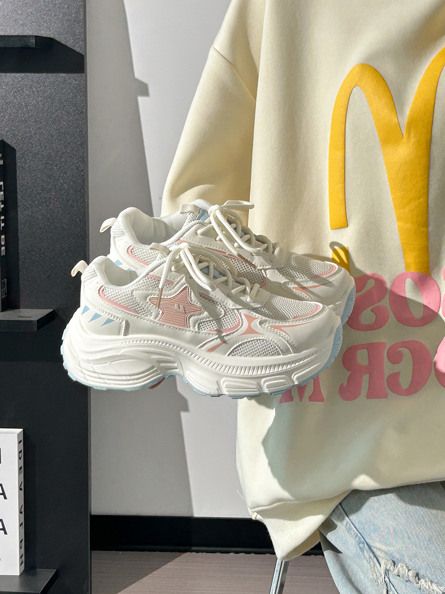 Unisex Thick-Soled Dad Shoes - 2025 Summer Mesh Breathable Casual Footwear for Versatile Style Unisex Thick-Soled Dad Shoes - 2025 Summer Mesh Breathable Casual Footwear for Versatile Style