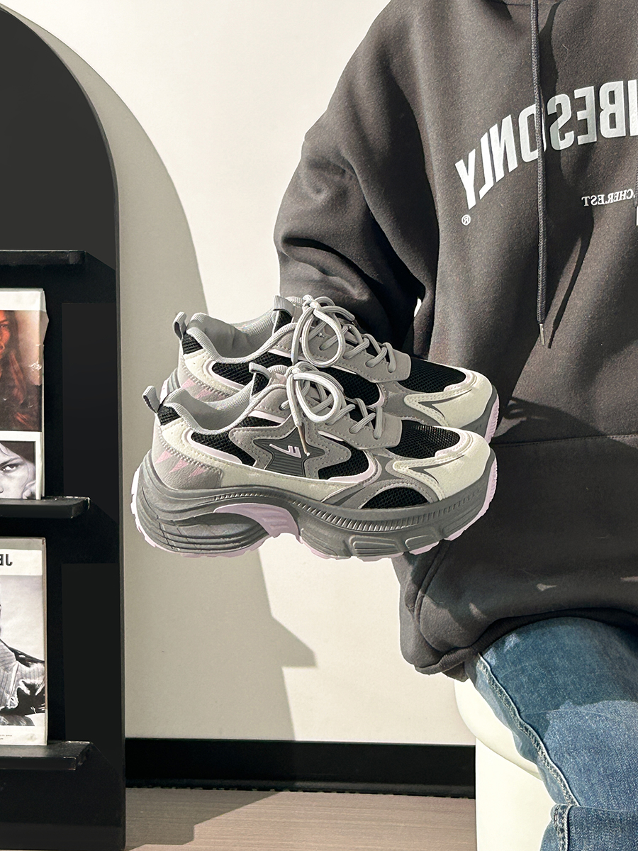 Unisex Thick-Soled Dad Shoes - 2025 Summer Mesh Breathable Casual Footwear for Versatile Style Unisex Thick-Soled Dad Shoes - 2025 Summer Mesh Breathable Casual Footwear for Versatile Style