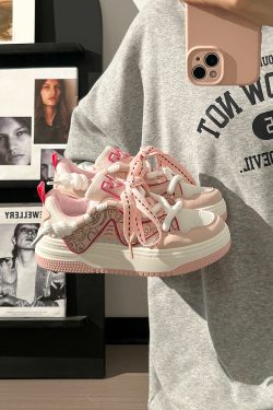 Unisex Thick-Soled Sneakers for Spring 2025 - Versatile Casual Sports Shoes for Men and Women