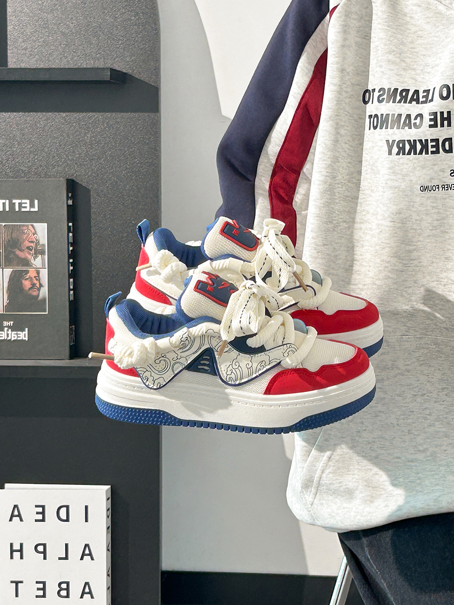 Unisex Thick-Soled Sneakers for Spring 2025 - Versatile Casual Sports Shoes for Men and Women Unisex Thick-Soled Sneakers for Spring 2025 - Versatile Casual Sports Shoes for Men and Women