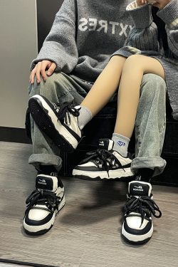 Unisex Thick-Soled Sneakers for Spring Summer, Trendy American Retro Mesh Breathable Sports Shoes for Women and Men