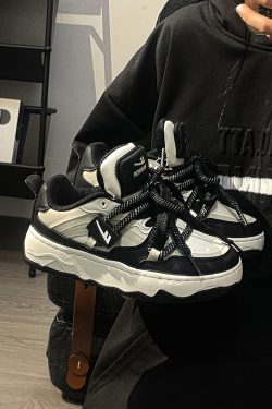 Unisex Thick-Soled Sneakers for Spring Summer, Trendy American Retro Mesh Breathable Sports Shoes for Women and Men