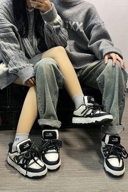 Unisex Thick-Soled Sneakers for Spring Summer, Trendy American Retro Mesh Breathable Sports Shoes for Women and Men