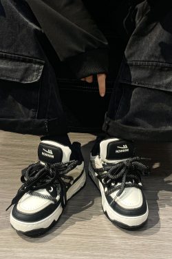 Unisex Thick-Soled Sneakers for Spring Summer, Trendy American Retro Mesh Breathable Sports Shoes for Women and Men