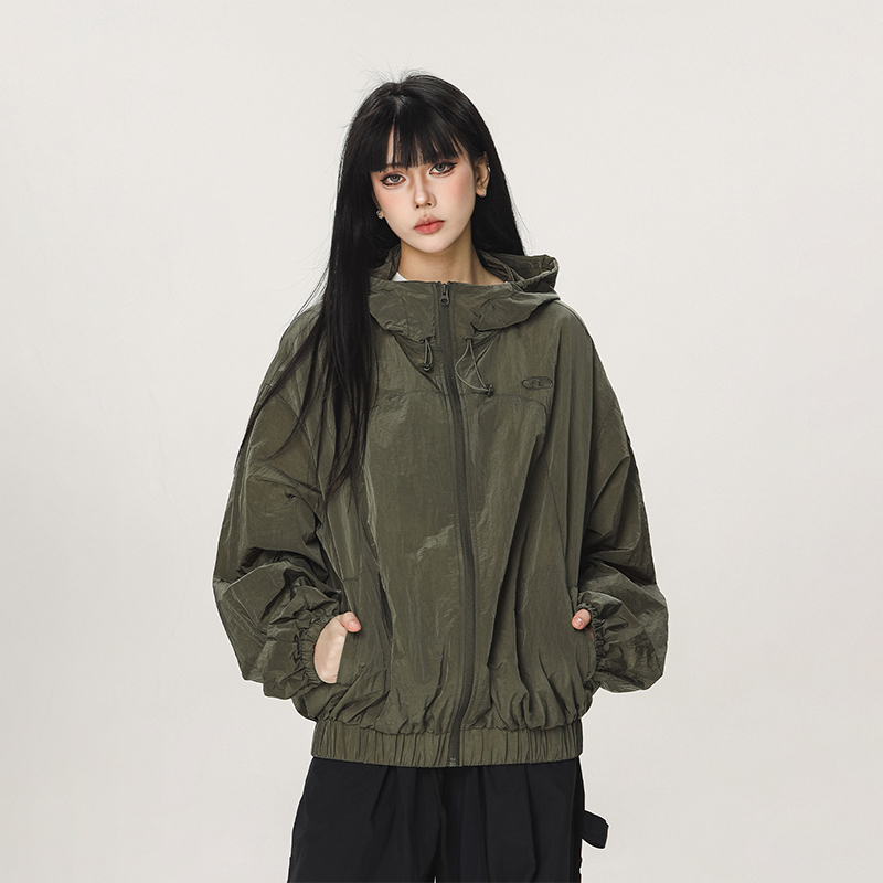 Unisex Thin Hooded Sun Protection Jacket - Trendy American Style for Summer Outdoor Activities Unisex Thin Hooded Sun Protection Jacket - Trendy American Style for Summer Outdoor Activities