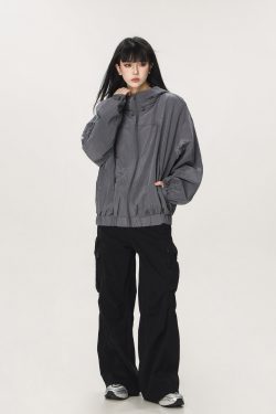 Unisex Thin Hooded Sun Protection Jacket - Trendy American Style for Summer Outdoor Activities