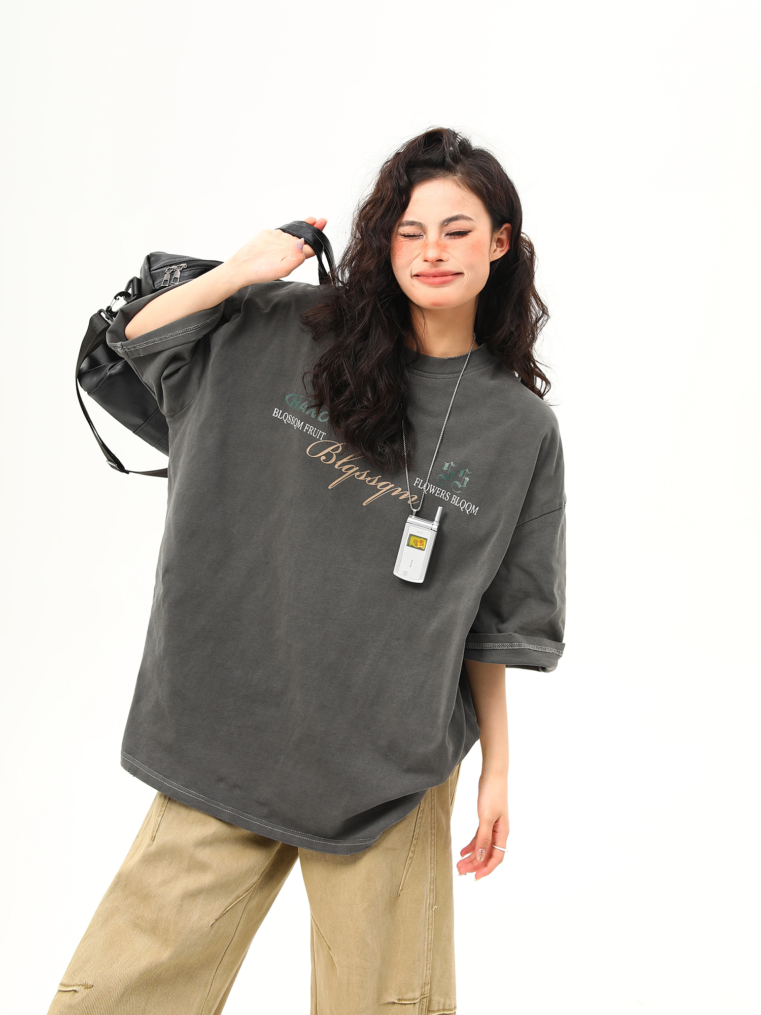 Unisex Vintage American Retro Washed Heavyweight Short-Sleeve T-Shirt, Loose Casual 90s Style Half-Sleeve Tee Unisex Vintage American Retro Washed Heavyweight Short-Sleeve T-Shirt, Loose Casual 90s Style Half-Sleeve Tee