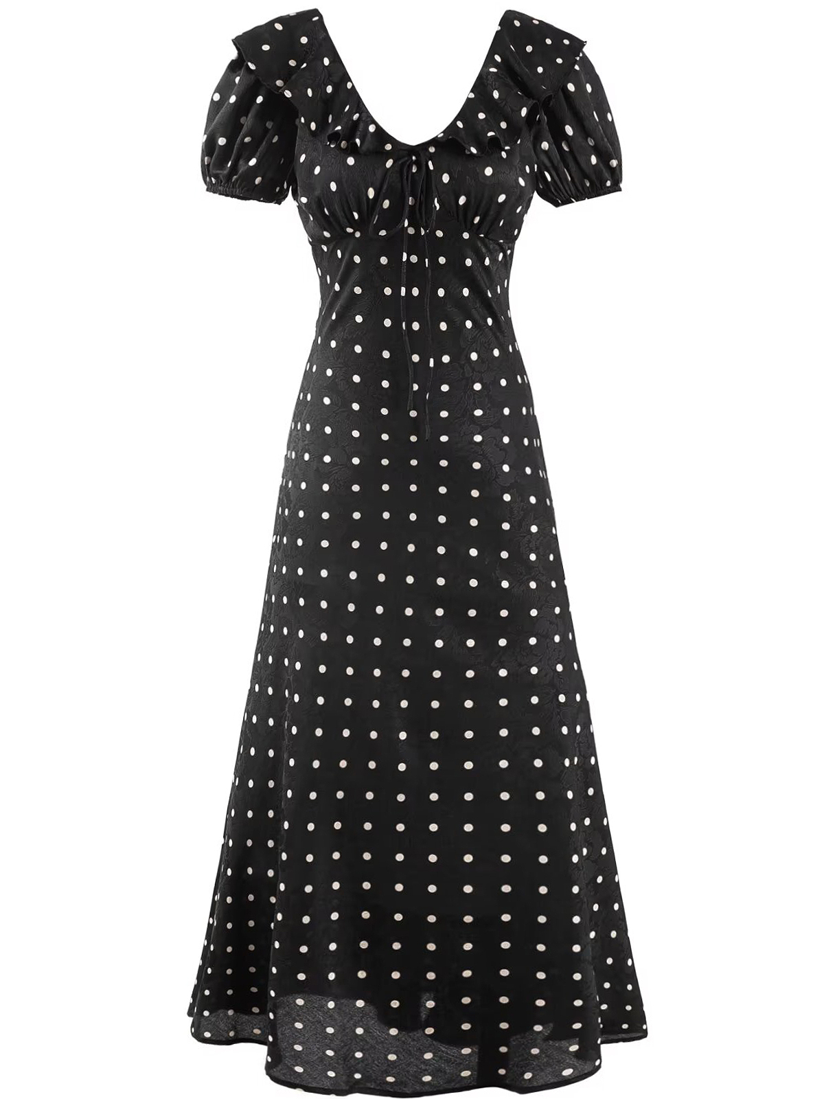 V-Neck Floral Maxi Dress for Women - Vintage 2025 Summer Vacation Style - Black - Elegant Anti-Aging Design V-Neck Floral Maxi Dress for Women - Vintage 2025 Summer Vacation Style - Black - Elegant Anti-Aging Design