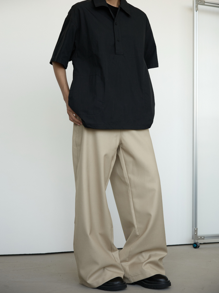 Versatile A-Line Wide-Leg Pants for Women - Summer Street Style, Loose Fit, American Fashion Versatile A-Line Wide-Leg Pants for Women - Summer Street Style, Loose Fit, American Fashion