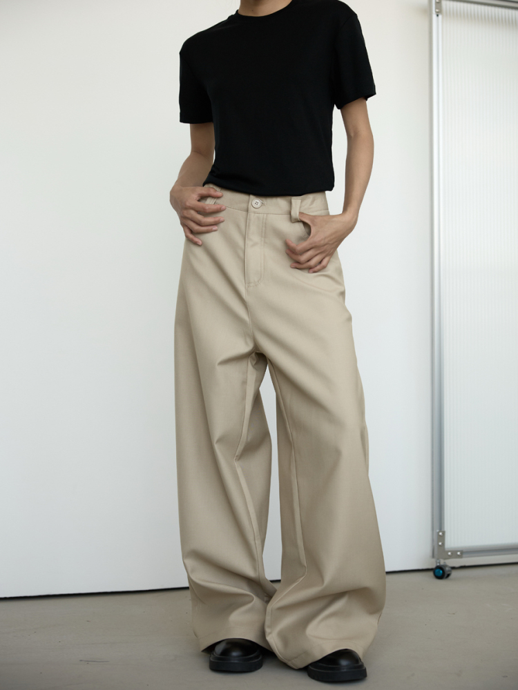 Versatile A-Line Wide-Leg Pants for Women - Summer Street Style, Loose Fit, American Fashion Versatile A-Line Wide-Leg Pants for Women - Summer Street Style, Loose Fit, American Fashion