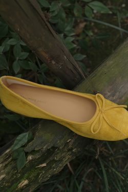 Versatile Bow-Tie Flat Ballet Shoes with Low Heel - Stylish Italian Design for Comfort and Everyday Wear