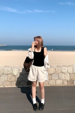 Versatile Lapel Long Sleeve Striped Shirt for Women - 2025 Summer Fashion, Loose Slimming Style, Perfect for Y2K and Casual Wear