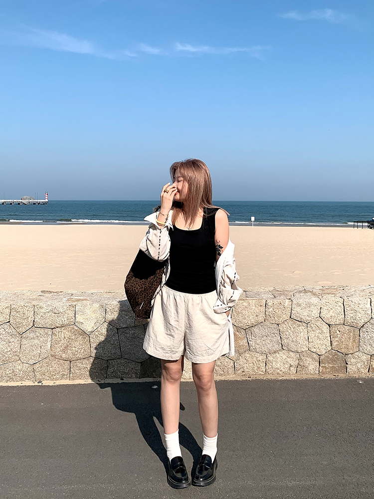 Versatile Lapel Long Sleeve Striped Shirt for Women - 2025 Summer Fashion, Loose Slimming Style, Perfect for Y2K and Casual Wear Versatile Lapel Long Sleeve Striped Shirt for Women - 2025 Summer Fashion, Loose Slimming Style, Perfect for Y2K and Casual Wear