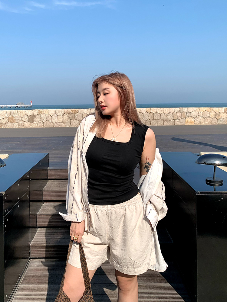 Versatile Lapel Long Sleeve Striped Shirt for Women - 2025 Summer Fashion, Loose Slimming Style, Perfect for Y2K and Casual Wear Versatile Lapel Long Sleeve Striped Shirt for Women - 2025 Summer Fashion, Loose Slimming Style, Perfect for Y2K and Casual Wear